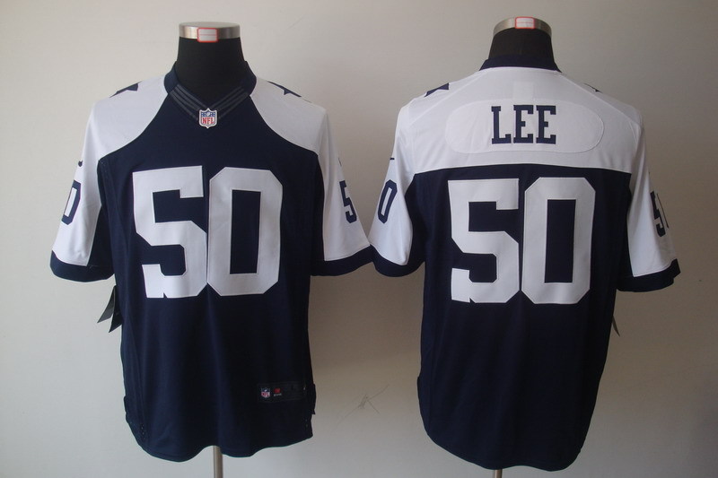 Dallas Cowboys 50 Lee Blue Thanksgiving Nike Limited Jerseys